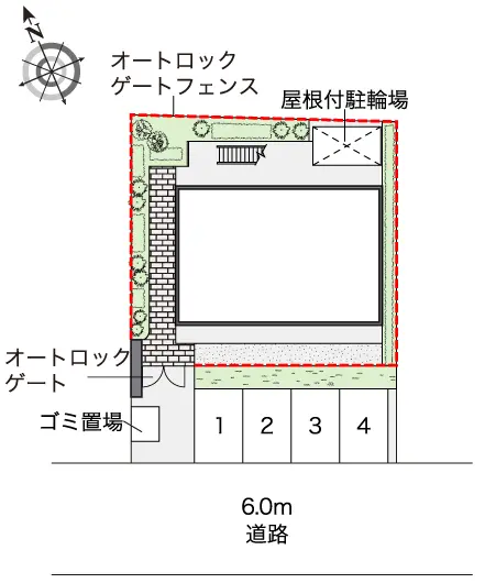 ★手数料０円★堺市北区百舌鳥梅北町　月極駐車場（LP）